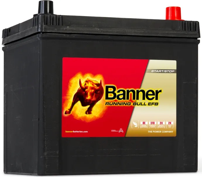 Banner Running Bull Car Battery EFB 56515